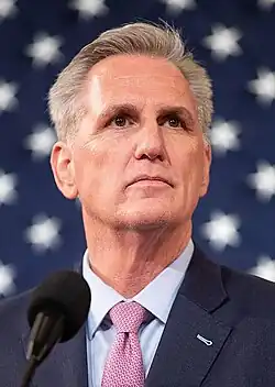 Speaker of the House Kevin McCarthy from California (2023)[94]