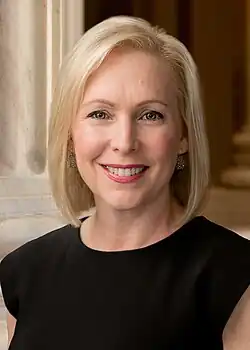 Senator and 2020 presidential candidate Kirsten Gillibrand from New York (2009–present)[3]