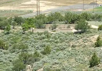 The foundation of the Knightsville School