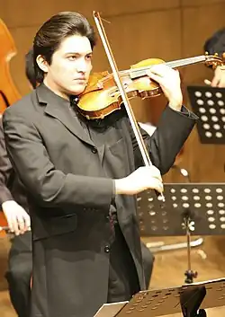 Koh Gabriel Kameda at a concert in Tokyo