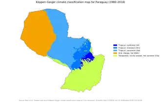Image 41Köppen climate classification (from Paraguay)