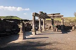 Ancient synagogue at Chorazin