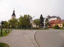 Centre of Kralice na Hané