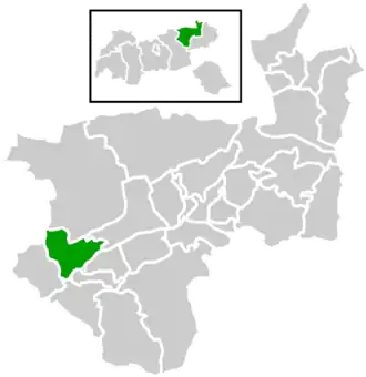 Location within Kufstein district