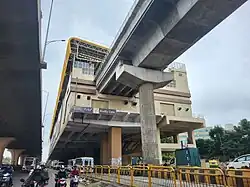 This metro station as of September 2024