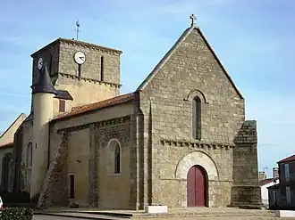 The church of Saint-Martin-de-Tours, in Bernard