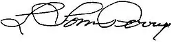Signature of L. Tom Perry