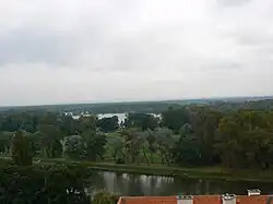 Elbe and Poděbrady Lake