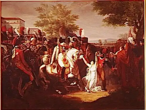 Napoleon's clemency towards Mademoiselle de Saint-Simon, 1808