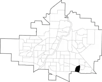 Lakeridge location map
