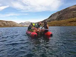 Lake Dumbbell in Canterbury region