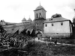 Aninoasa Monastery at the beginning of the 20th century