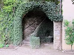 Staircase to the larger loggia