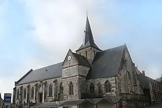 The church in Les Loges