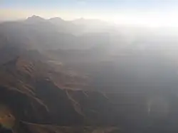 The Lesotho Highlands from the air