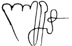 Levan II Dadiani's signature