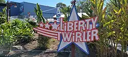 Liberty Twirler with Sign