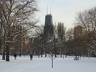 Lincoln Park in winter
