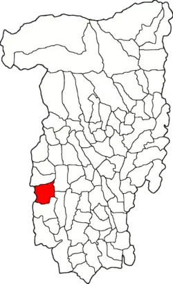 Location in Vâlcea County