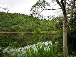 A lake in the district of Alberto Leveau