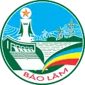 Official seal of Bảo Lâm district