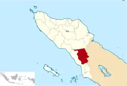 Location within Aceh