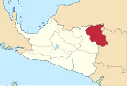 Location within Central Papua
