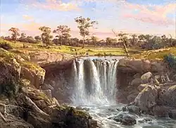 Louis Buvelot, One of the Falls of the Wannon, 1872