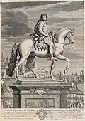 Louis XIV in Rennes, engraving by Simon Thomassin&nbsp;[fr], 1699