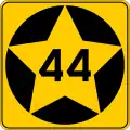 Trunk Highway 44 marker