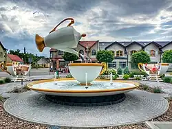 Fountain at the Market Square in Ćmielów