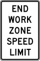 R2-12 End work zone speed limit