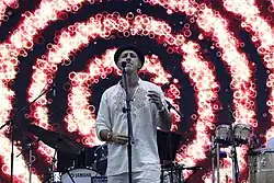 Sergent Garcia at a concert in Mexico City in 2019