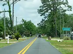 Entering Oak Grove on CR-384