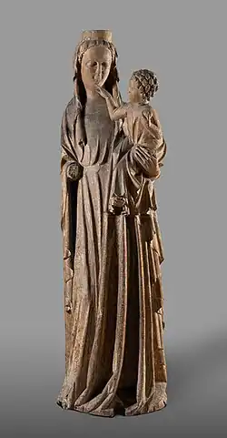 Strakonice Madonna, Anonym - Bohemia (around 1300–1320), National Gallery Prague