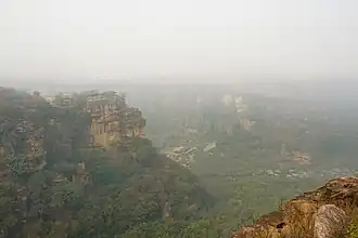 Gorge of the Mahana River behind the fort