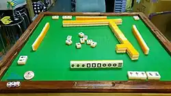 Image 20Mahjong table setup (from Culture of Hong Kong)