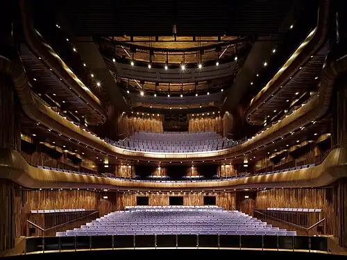 O'Reilly Auditorium National Opera House Wexford Ireland designed by Keith Williams Architects