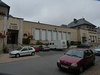 The town hall of Fursac