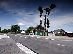 Road through the village