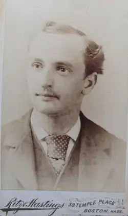 Portrait of unidentified man by Ritz & Hastings