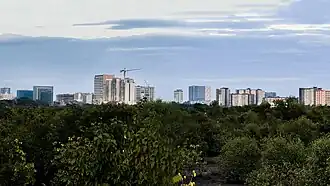 Skyline of Mandurriao district