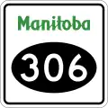 Provincial Road 306 marker