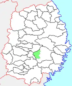 Location of Miyamori in Iwate Prefecture