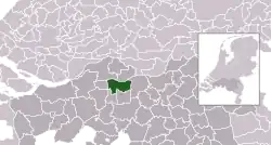 Location of Waalwijk