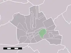 The statistical district of Breeveld in the municipality of Woerden.