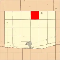 Location in Buffalo County