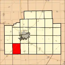 Location in McLean County
