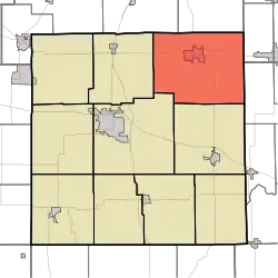 Location in Marshall County