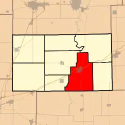 Location in Cumberland County